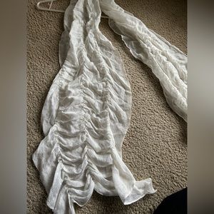 Off white Gauze scarf